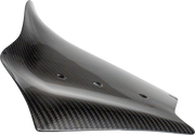 KLOCK WERKS Flare® Windshield - 8" - Carbon Fiber - '23-'26 FLHX/FLHLT KWW-01-0767