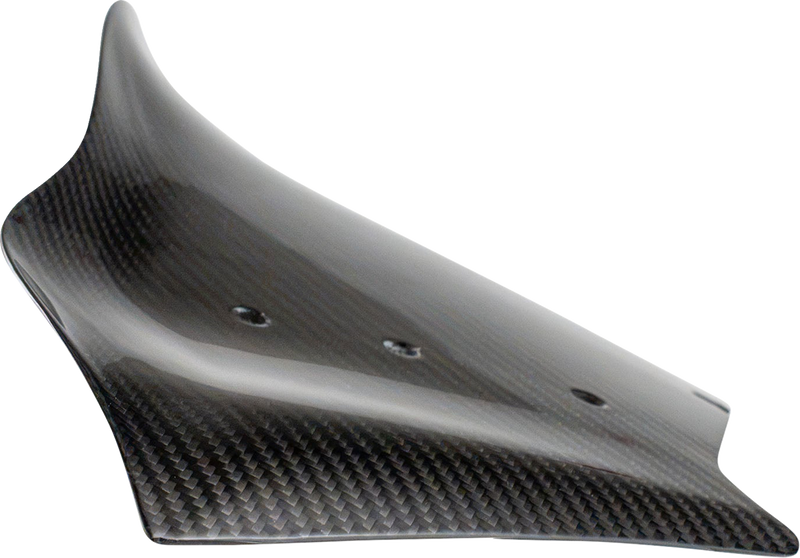 KLOCK WERKS Flare® Windshield - 8" - Carbon Fiber - '23-'26 FLHX/FLHLT KWW-01-0767