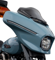 KLOCK WERKS Flare® Windshield - 8" - Carbon Fiber - '23-'26 FLHX/FLHLT KWW-01-0767