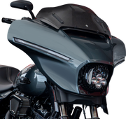 KLOCK WERKS Flare® Windshield - 8" - Carbon Fiber - '23-'26 FLHX/FLHLT KWW-01-0767