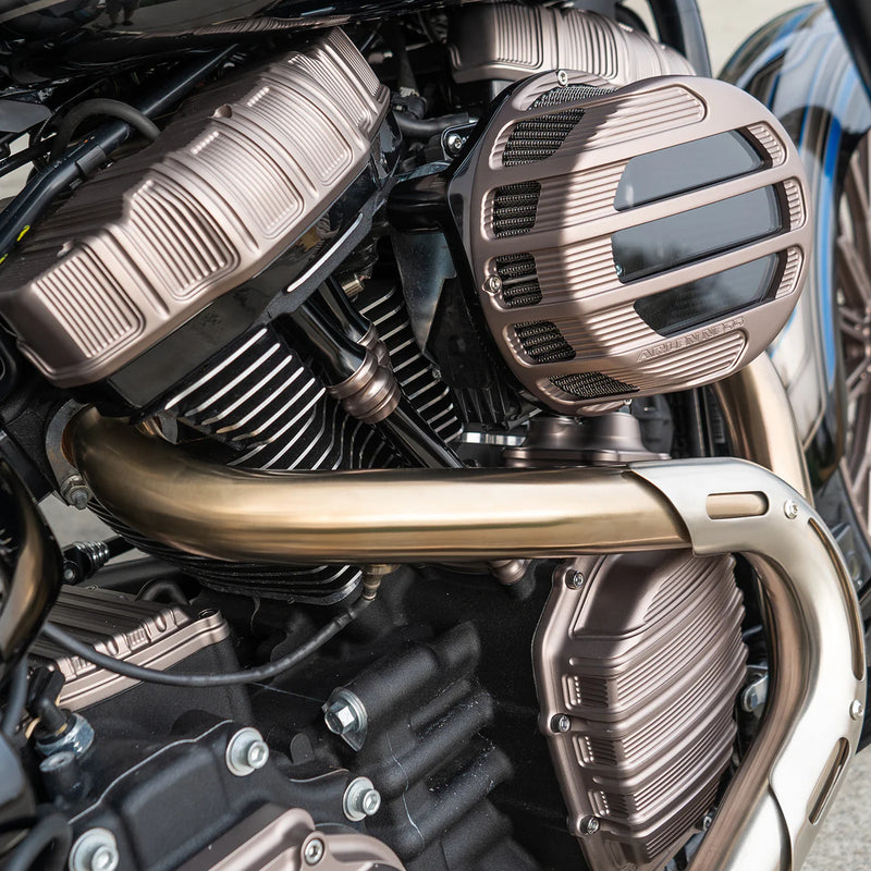 ARLEN NESS 10-GAUGE® TRANSMISSION TOP COVERS, TITANIUM - TWIN CAM - 03-855 - PartsOutlet.com.au