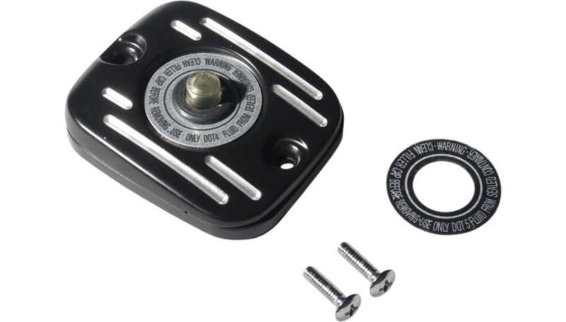DRAG SPECIALTIES Master Cylinder Cover - Harley-Davidson 2005-2017 - Black 78150 - PartsOutlet.com.au