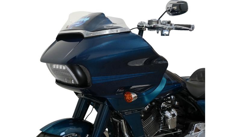 KLOCK WERKS Flare Windshield - 6" Sport - Clear - FLTR '15-'25 - KWW-01-0658