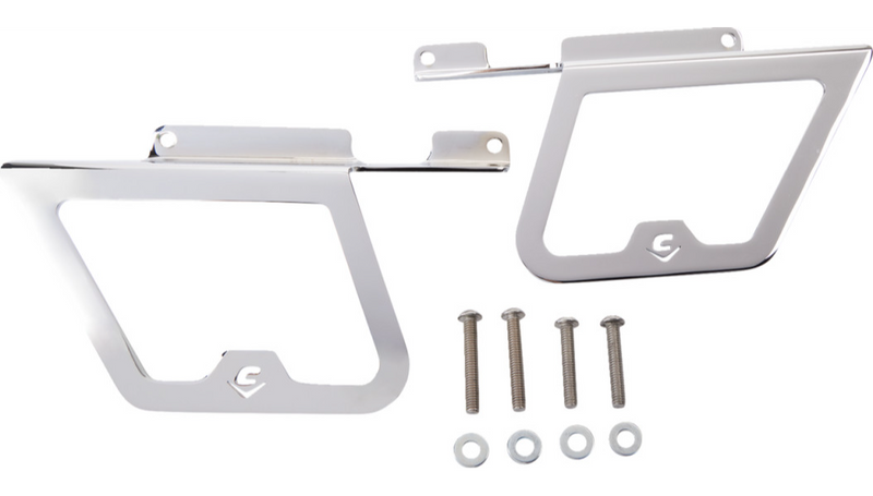 COBRA Saddlebag Supports - Chrome - '04-'20 XL 602-6103 - PartsOutlet.com.au