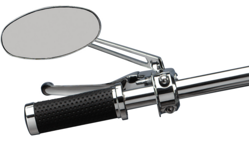 DRAG SPECIALTIES Stealth 2 Mirror - Longer Stem - Each - Harley-Davidson 2022 - Chrome 302152-BC3N-BX2 - PartsOutlet.com.au