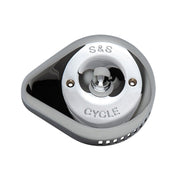 S&S CYCLE Chrome Stealth Slasher Teardrop Air Cleaner Cover - 170-0532 - PartsOutlet.com.au