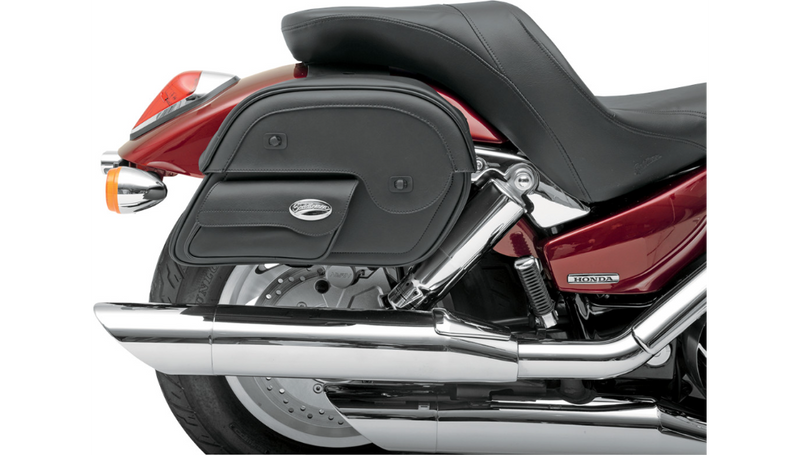 SADDLEMEN Cruis'n™ Slant Face Pouch Saddlebags - Large 3501-0384 - PartsOutlet.com.au