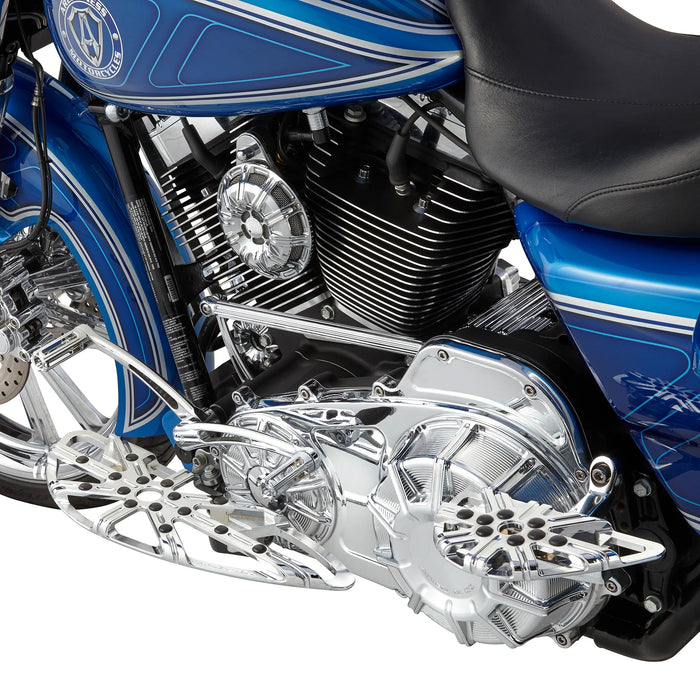 ARLEN NESS 10-GAUGE® FLOORBOARDS, CHROME - 18-up FL SOFTAIL - 410-006