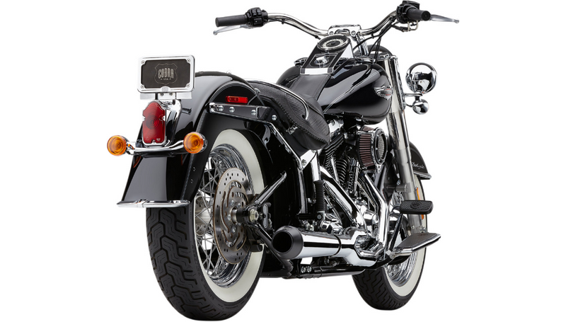 COBRA El Diablo Exhaust - Chrome - '12-'17 Softail 6483 - PartsOutlet.com.au