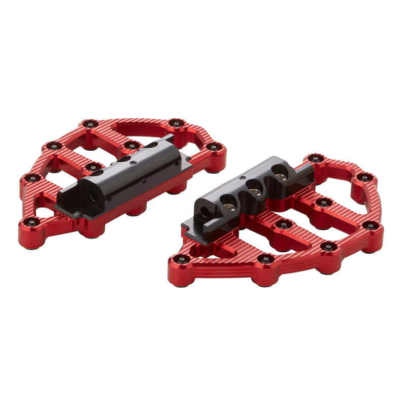 ARLEN NESS MX PASSENGER FLOORBOARDS, RED 06-898 - PartsOutlet.com.au