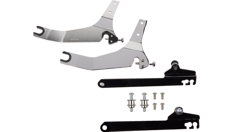 COBRA Backrest Kit - 11" - Chrome - '06-'17 Dyna - 602-2024