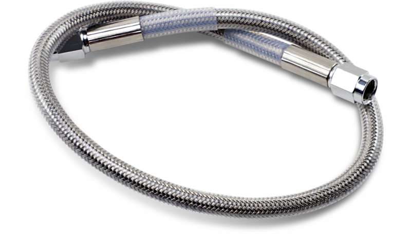 DRAG SPECIALTIES Universal Brake Line - Clear - 18" - 818