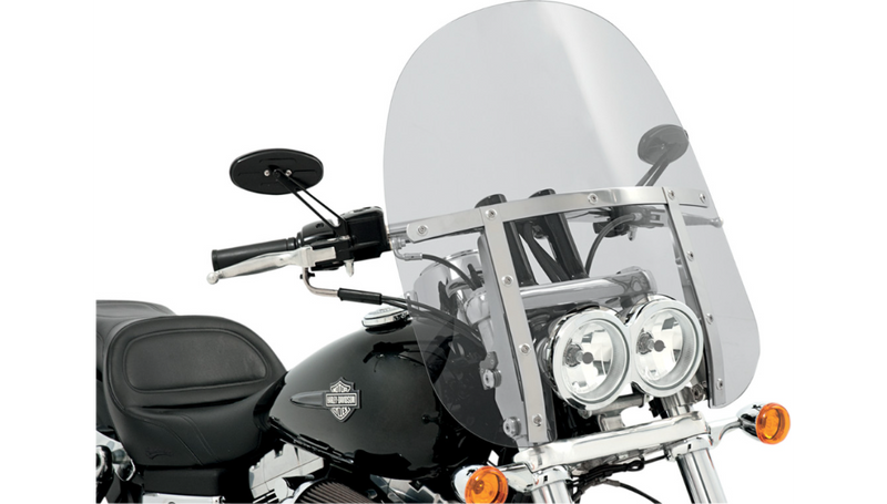 MEMPHIS SHADES Fats Windshield - 17" - Clear - FXDF '08-'17 - MEM6830