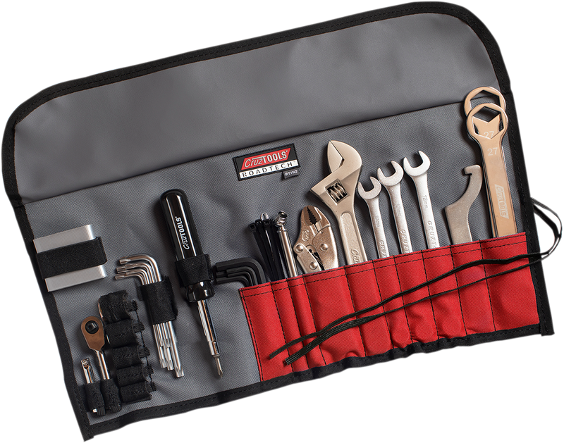CRUZTOOLS Tool Kit - Roadtech IN2 Roll-up - Indian RTIN2 - PartsOutlet.com.au
