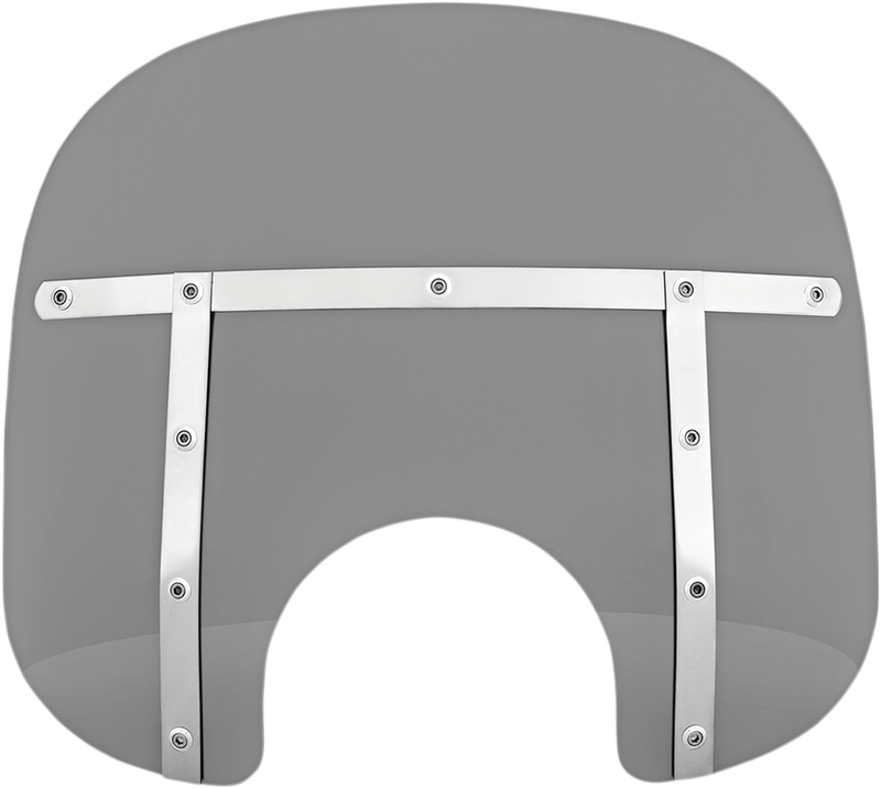 MEMPHIS SHADES Fats Windshield - 13" - Headlight - Black Smoke - MEM31112