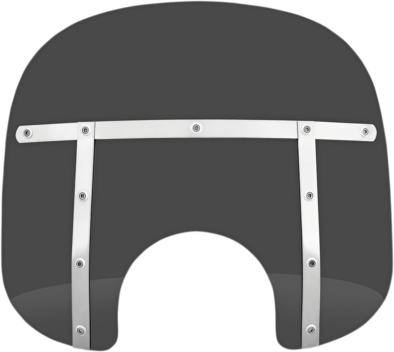 MEMPHIS SHADES Fats Windshield - 13" - Headlight - Dark Black Smoke - MEM31110