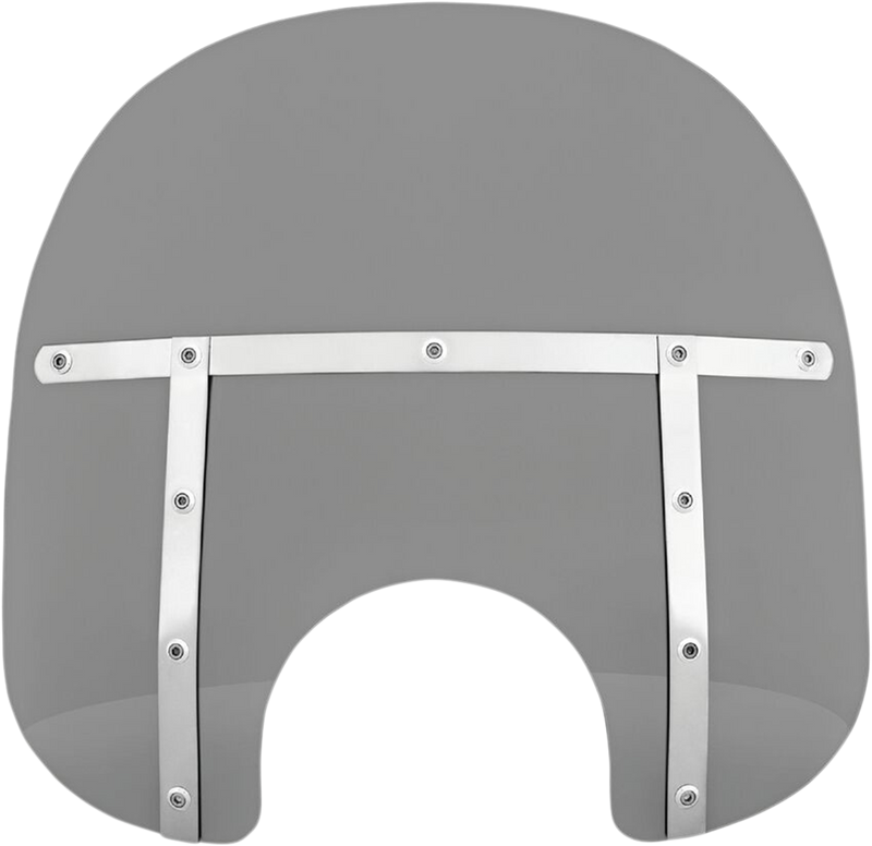 MEMPHIS SHADES Fats Windshield - 15" - Headlight - Black Smoke - MEM31212