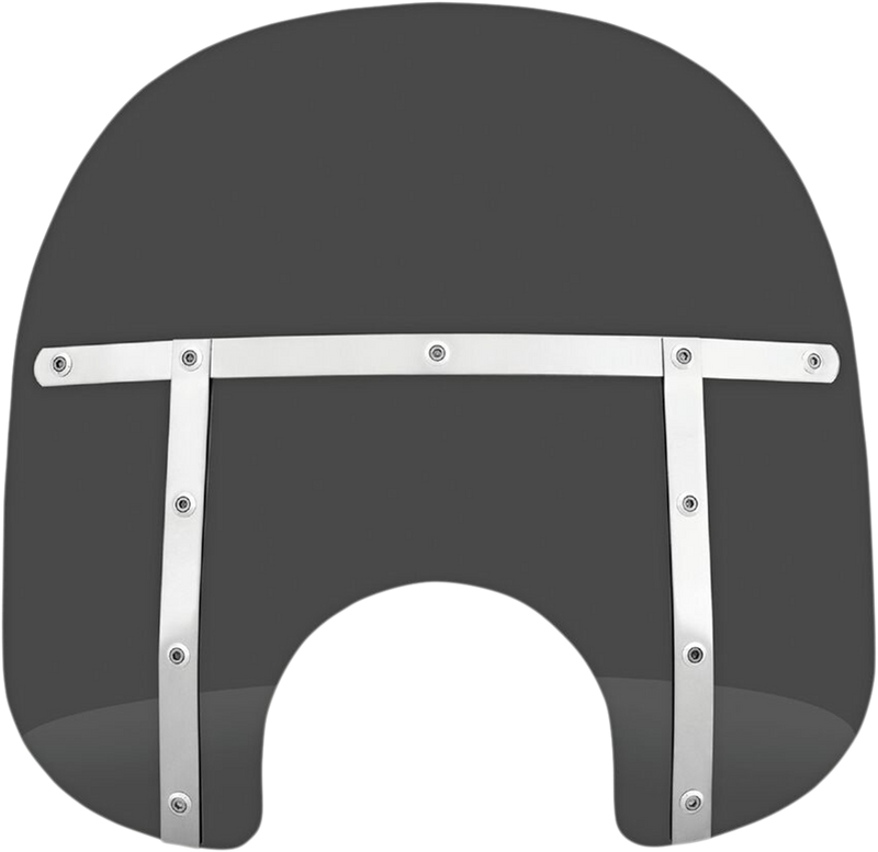 MEMPHIS SHADES Fats Windshield - 15" - Headlight - Dark Black Smoke - MEM31210