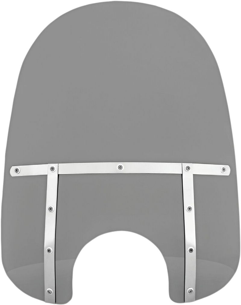MEMPHIS SHADES Fats Windshield - 21" - Headlight - Black Smoke - MEM34112