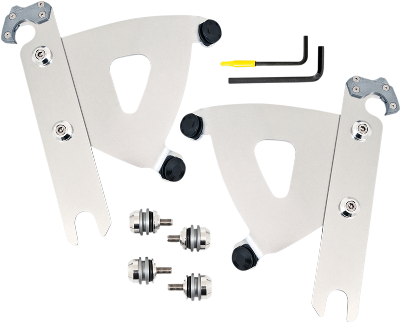 MEMPHIS SHADES Road Warrior Trigger-Lock Mounting Kit - Polished - FLSTF 1990-2017 - MEK2053 - PartsOutlet.com.au