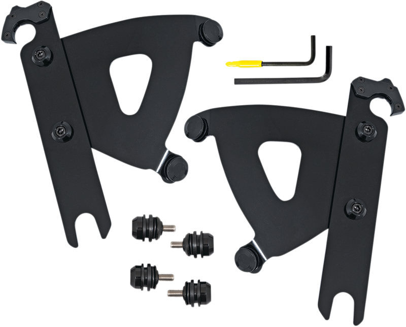 MEMPHIS SHADES Road Warrior Trigger-Lock Mounting Kit - Black - FLSTF 1990-2017 - MEB2053 - PartsOutlet.com.au