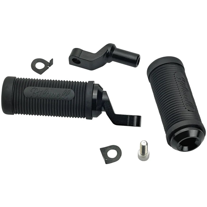 BILTWELL Norman Step Foot Pegs - Black 7004-204-02 - PartsOutlet.com.au