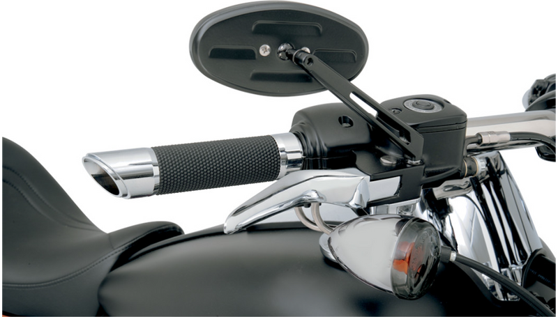 DRAG SPECIALTIES Stealth 2 Mirror Longer Stem - Harley-Davidson 2022-2023 - Black - Each - 06400286SC-3N - PartsOutlet.com.au