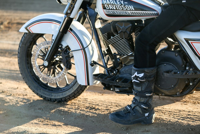 BURLY BRAND MX Passenger Floorboards - Black - '87-'24 FL - B13-1051B - PartsOutlet.com.au