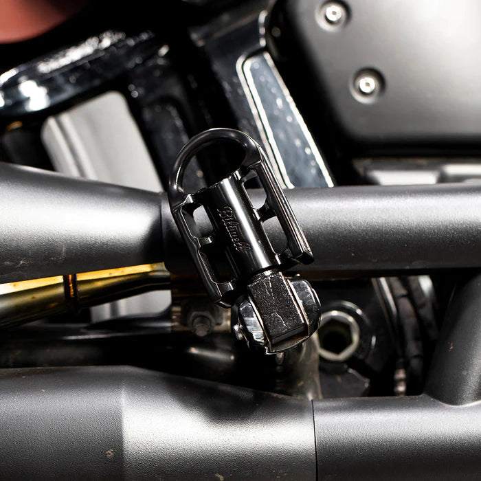 BILTWELL Mushman Passenger Footpeg - Black - M8 7002-201-04 - PartsOutlet.com.au
