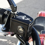 JOKER MACHINE Master Cylinder Cover - Warrior - Black - Indian Scout 2015-2023 - 30-382-2 - PartsOutlet.com.au