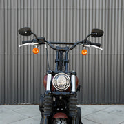 BILTWELL Handlebar - Moto - Black - SMOOTH - 6016-2012 - PartsOutlet.com.au
