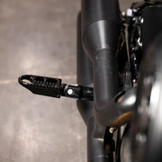 BILTWELL Mushman Passenger Footpeg - Black - M8 7002-201-04 - PartsOutlet.com.au