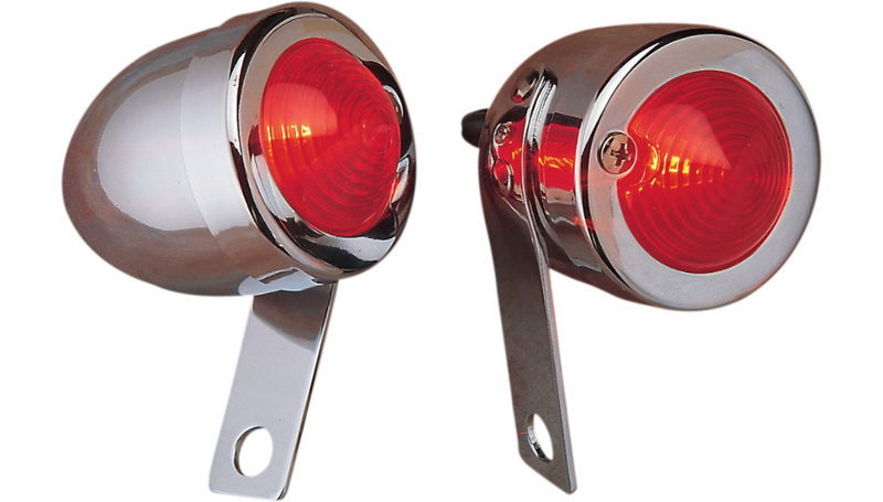DRAG SPECIALTIES Bullet Light with Mount - Right - 82.6 MM (3-1/4") - Chrome - 162084-BC207