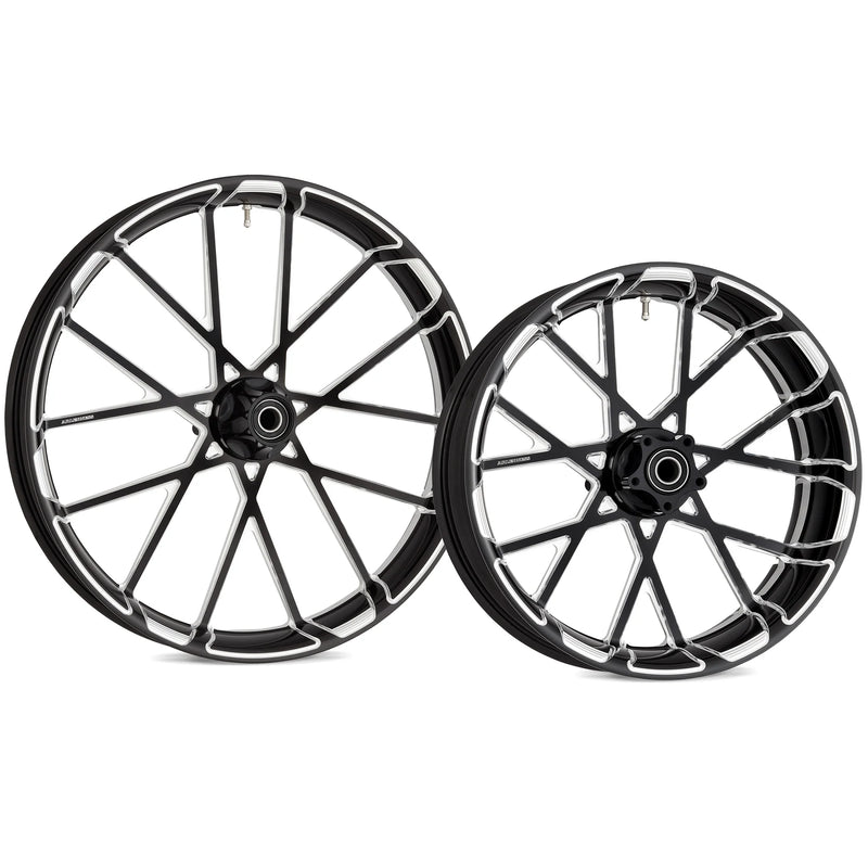 ARLEN NESS PROCROSS FORGED WHEELS, BLACK - 18"x5.50" - RIM ONLY - Harley-Davidson '08-'19 - 71-502