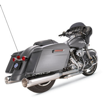 S&S CYCLE 4.5" MK45 Performance Mufflers - Chrome Thruster End Cap - 2017+ Touring- 550-0665