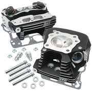 S&S CYCLE S&S® Super Stock® 89cc Cylinder Head Kit For 2006-'16 HD® Big Twins - Wrinkle Black Powder Coat Finish 106-3240 - PartsOutlet.com.au