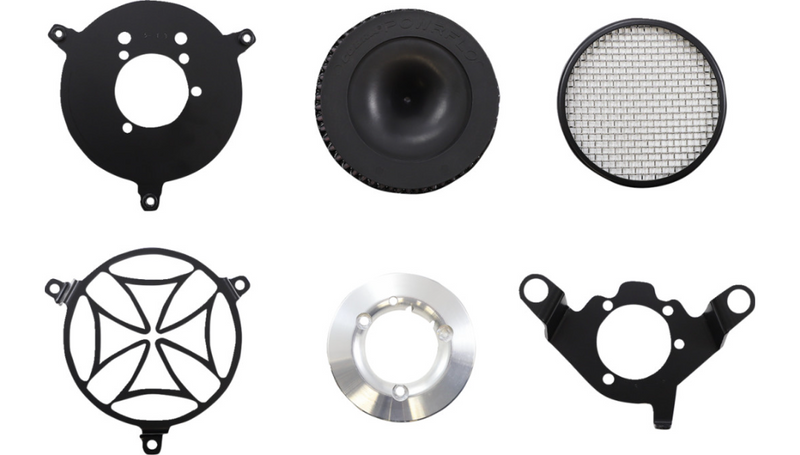 COBRA Air Cleaner Kit - Black 606-0102-02B-SB - PartsOutlet.com.au