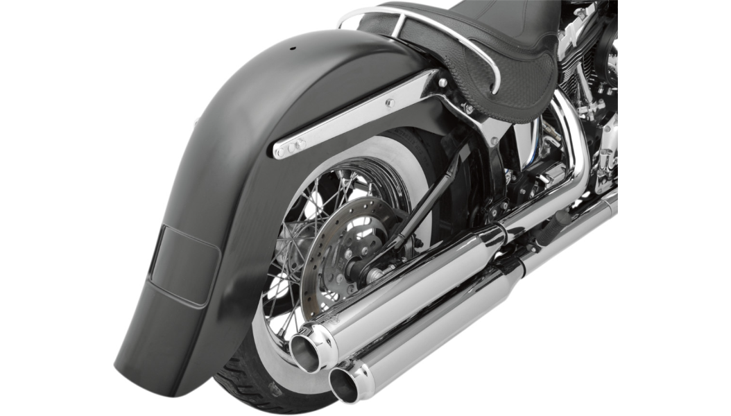 KLOCK WERKS Benchmark 4" Stretched Rear Fender - Frenched - Steel - For Custom Application KWF-02-0400