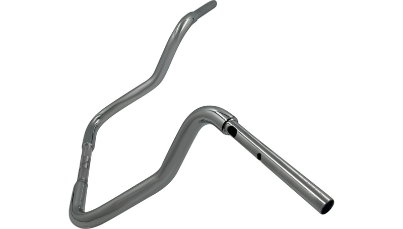 FAT BAGGERS INC. 1-1/4" EZ Install Round Top Handlebar - Reduced Reach - 13" - Chrome - FLHX '23-'25 - 943013