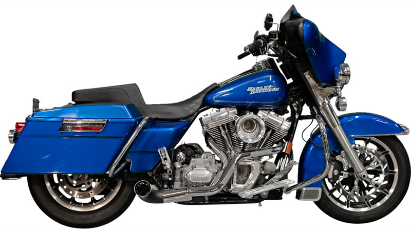 TRASK Nasty Bastard 2:1 Exhaust - Chrome - Harley-Davidson '97-'16 FL - TM-5700CH