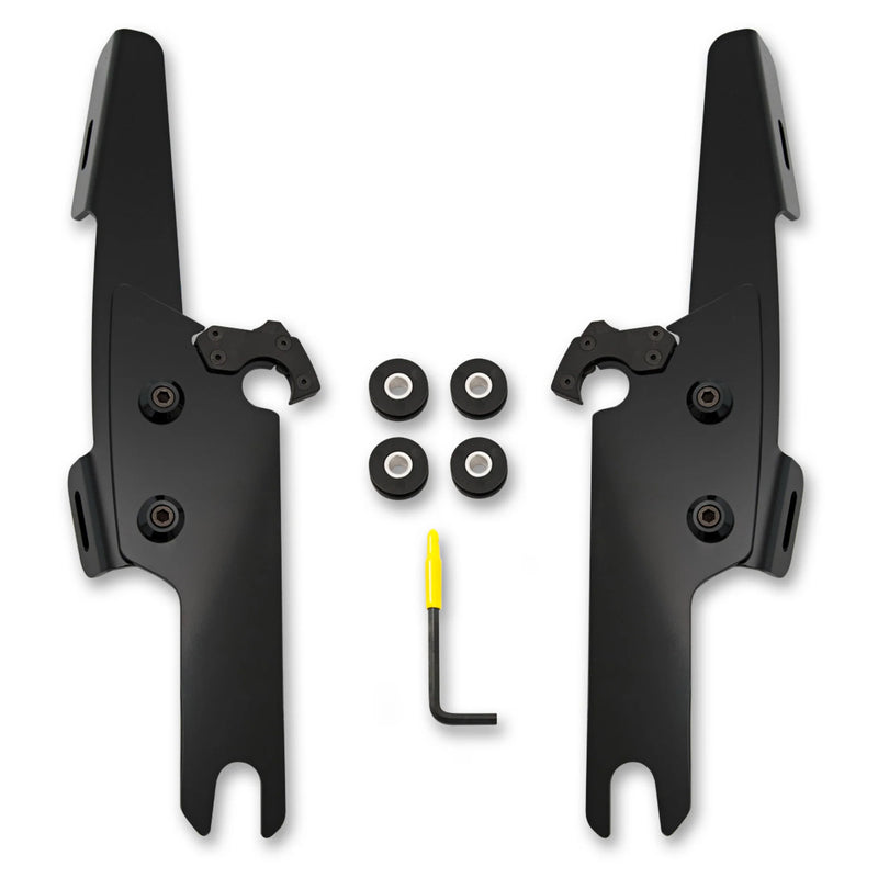 MEMPHIS SHADES Batwing - Mounting Kit - Black - XL 1200C Custom 2011-2019 - MEB2008 - PartsOutlet.com.au