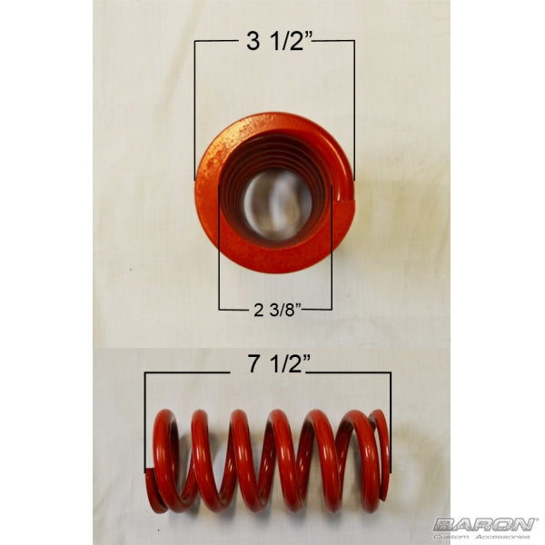 BARON Performance Shock Spring - 930 lbs/in - Yamaha '99-'17 - BA-8523RD - PartsOutlet.com.au