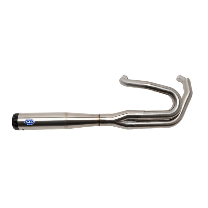 S&S CYCLE SUPERSTREET 2-1 for STANDARD CHASSIS M8 SOFTAIL® MODELS—Stainless Steel - 550-0996B - PartsOutlet.com.au