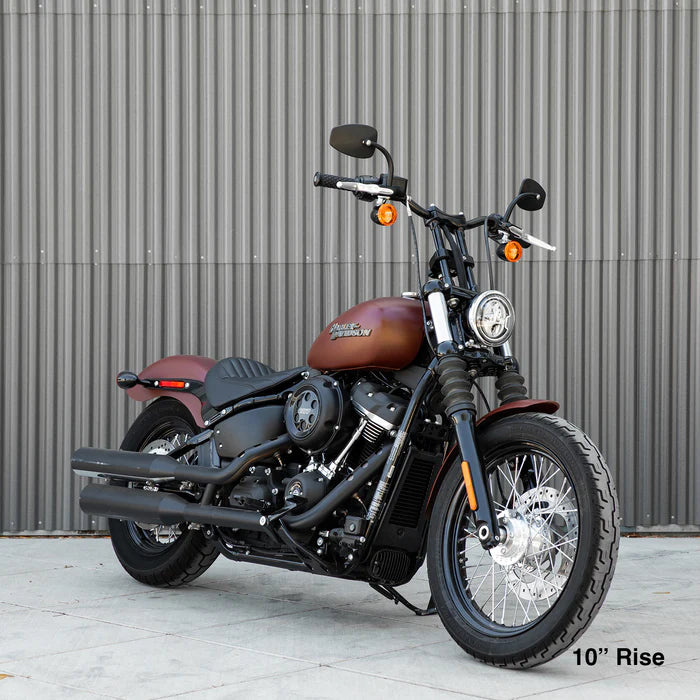 BILTWELL Risers - Murdock - 10" - Black 6403-201-10