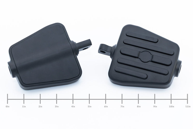 RIVCO PRODUCTS Mini Floorboards - Male-Mount - Black - MV132MB