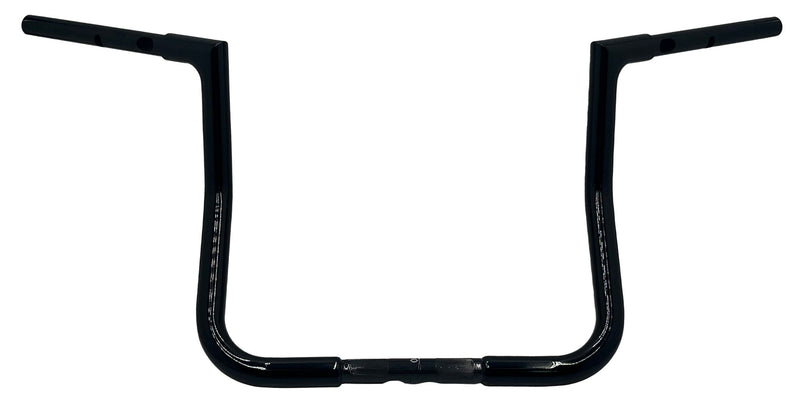 FAT BAGGERS INC. 1-1/4" EZ Install Flat Top Handlebar - Reduced Reach - 13" - Black - FLHX '23-'25 - 745013-B