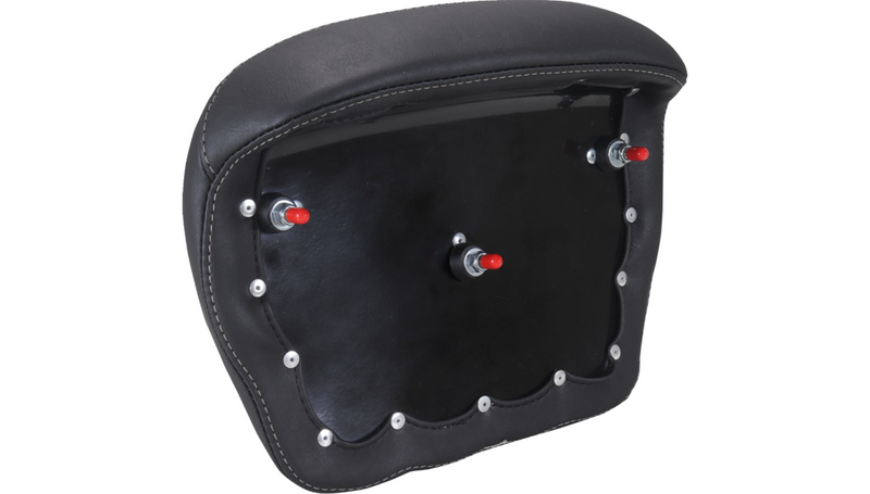 MUSTANG Chopped Tour-Pak? Pad - Gunmetal Stitching - FLH/FLT '23-'25 - 88440GM