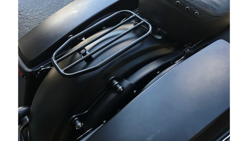 MOTHERWELL Luggage Rack - Gloss Black - FL '97-'23 - MWL-409-GB