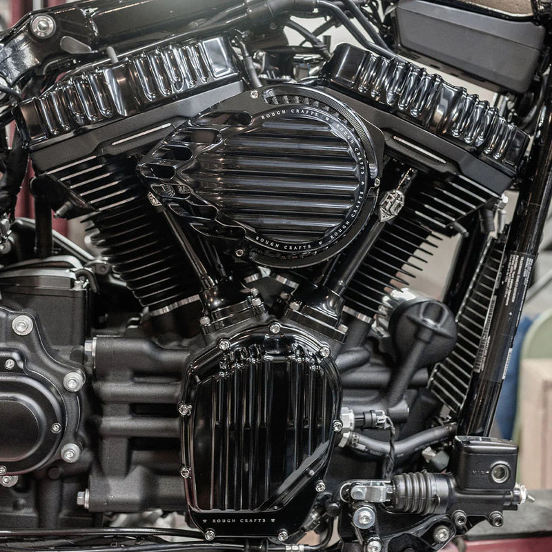 ARLEN NESS Rough Craft Air Cleaner Kit - Black -  Touring '24+ & Softail '25+ - RC-600-021