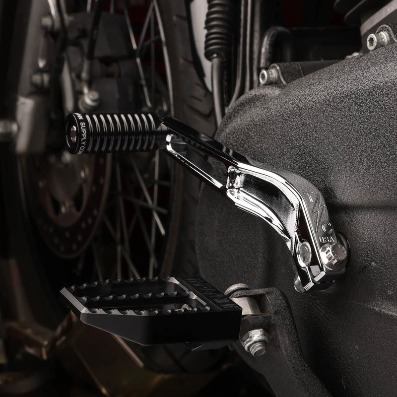 THRASHIN SUPPLY Extended Shift Arm - Dyna Low Rider '14-17 - Chrome - TSC-2909-3